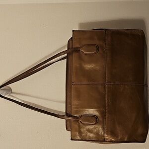 HOBO Rich Brown Leather Shoulder Bag